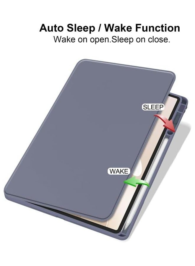 Case Compatible with Honor MagicPad 3 13.3 Inch (2025) Tablet, Rotating Bracket Flip Cover Intelligent Protective Cover with Pen Slot and Auto Sleep/Wake-up (Purple) - Image 2